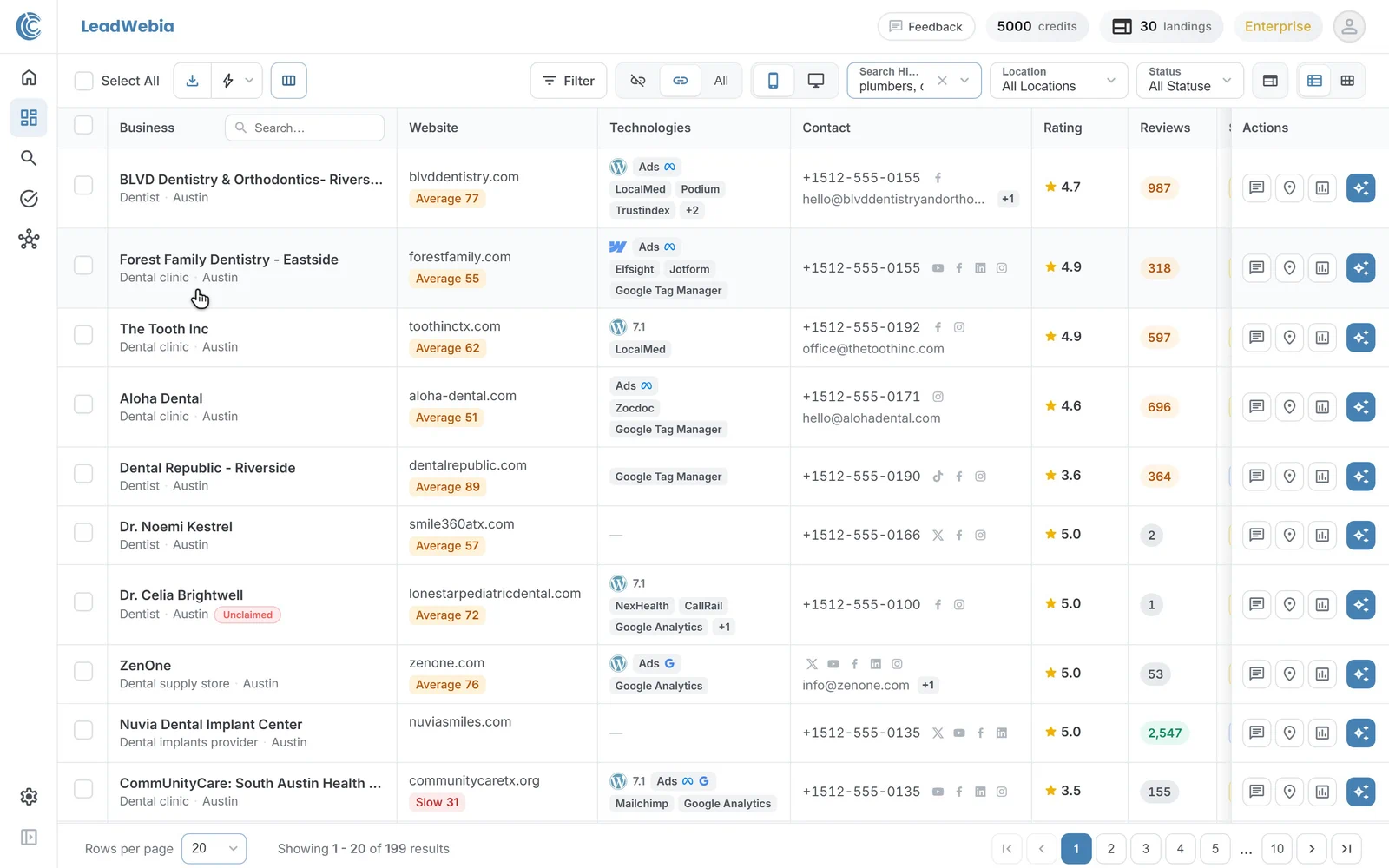 Selecting leads and sending them to a webhook, then the delivery in the integrations hub